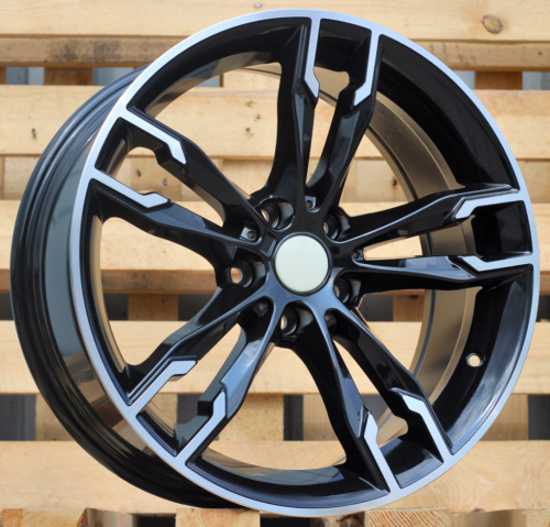 RACINGLINE R17x8 5X120 ET 20 74.1 B1257 (BK5255) Black Polished (MB) For  (P)