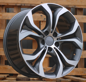 RACINGLINE R19x9 5X120 ET 48 74.1 BY117 Grey Polished (MG) For  (P) (X5)