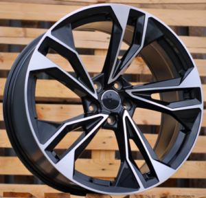 RACINGLINE R18x8 5X112 ET 31 66.5 I5493 Black Polished (MB) For AUD (Z5)