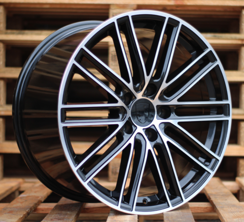 RACINGLINE R20x9.5 5X130 ET 55 71.6 B1274 Black Polished (MB) For PORCH (Z1) (Rear+Front)