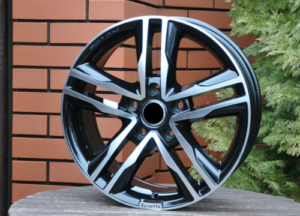 RACINGLINE R17x7.5 5X120 ET 50 65.1 BK424 Black Polished (MB) For VW (P) (max 1250kg)