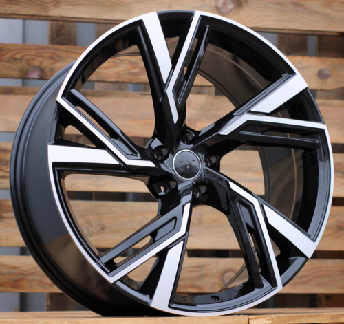 RACINGLINE R21x9.5 5X112 ET 25 66.5 B1571 (BK5632) Black Polished (MB) For AUD (P)