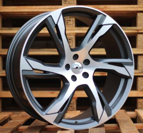 RACINGLINE R22x9 5X108 ET 45 67.1 B1175 Grey Polished Half Matt (MGHM) For VOLVO (Z1)