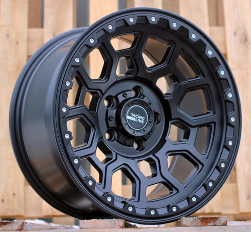 RACINGLINE R17x9 6X139.7 ET 0 106.1 B1105 Black Half Matt (BLHM) For 4X4 (K4)