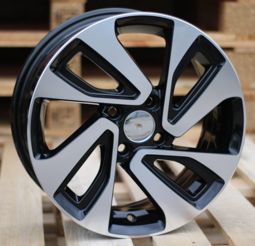 RACINGLINE R16x6 4X100 ET 43 54.1 A422 Black Polished (MB) For KIA (P2)