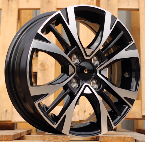 RACINGLINE R14x5.5 4X100 ET 40 54.1 Y1127 (L2285) Black Polished (MB) For KIA (P1)
