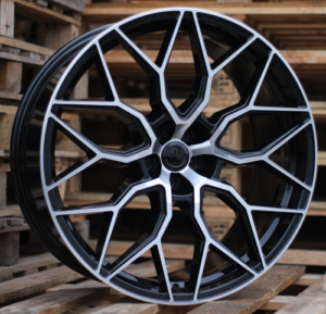 RACINGLINE R23x10.5 5X112 ET 25 66.5 B1604 Black Polished (MB) For RACIN (Z4) (STYLE VOSSEN)