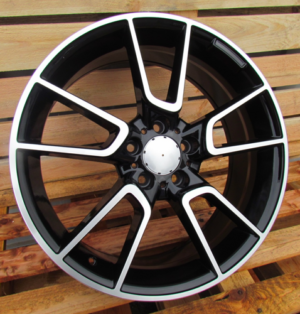 RACINGLINE R19x7.5 5X112 ET 44 66.6 B5462 Black Polished (MB) For MER (K4) (Rear+Front)