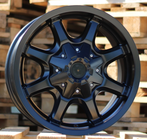 RACINGLINE R16x8 6X114.3 ET 0 66.1 B2004 Black Half Matt (BLHM) For 4X4