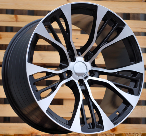 RACINGLINE R21x10 5X120 ET 40 74.1 BK851 (FR765) Black Polished (MB) For  (P1+P+Z5) (Rear+Front)