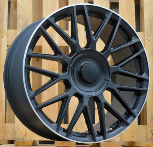 RACINGLINE R20x9.5 5X112 ET 38 66.6 FE230 (Y0207) Black Half Matt+Polished Lip (BLHMPL) For MER (P2+Z4) (P2+Z4)
