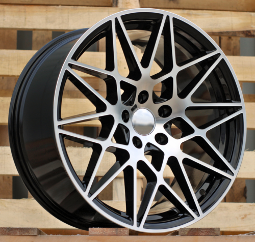 RACINGLINE R20x8.5 5X120 ET 35 72.6 B5167 Black Polished (MB) For  (K2+K4) (Rear+Front)