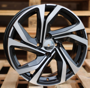 RACINGLINE R15x6 5X114.3 ET 40 66.1 B5762 Black Polished (MB) For RACIN (D1)