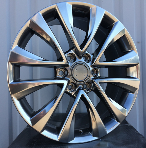 RACINGLINE R20x8.5 6X139.7 ET 35 110.1 B1115 Hyper Black (HB) For 4X4 (K3) (For Toyota)