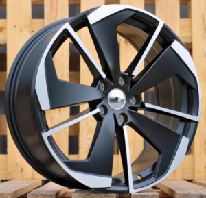 RACINGLINE R19x8 5X112 ET 45 57.1 I5579 Black Polished Half Matt (MBHM) For SKODA (K7)