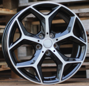 RACINGLINE R18x7.5 5X112 ET 51 66.6 L1623 Black Polished (MB) For  (R+Z5) (X1)