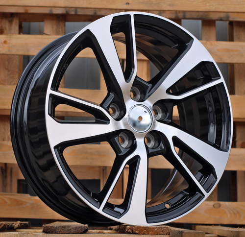 RACINGLINE R17x7 5X114.3 ET 35 60.1 I5300 Black Polished (MB) For TOYOT (P1)