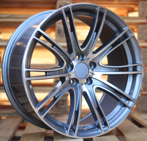 RACINGLINE R19x9.5 5X112 ET 39 66.6 BY599 (LJ599) Grey Polished (MG) For