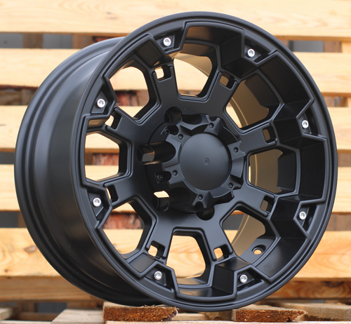 RACINGLINE R15x8 6X139.7 ET M10 110.1 A8068 Black Half Matt (BLHM) For 4X4 (P)