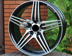 RACINGLINE R16x7.5 5X112 ET 35 66.6 DW202 (BK146) Black Polished (MB) For MER