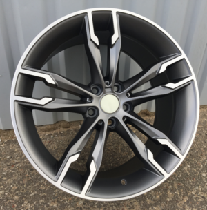 RACINGLINE R17x8 5X120 ET 34 72.6 B1257 (BK5255) Grey Polished (MG) For  (K4)