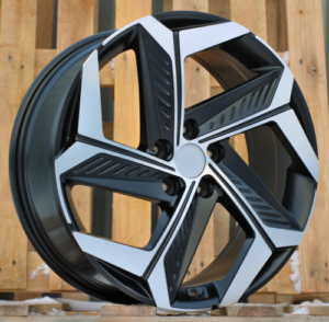 RACINGLINE R18x7.5 5X114.3 ET 51 67.1 D1926 (BK1224) Black Polished Half Matt (MBHM) For HYUND (P) (NEW MODEL)