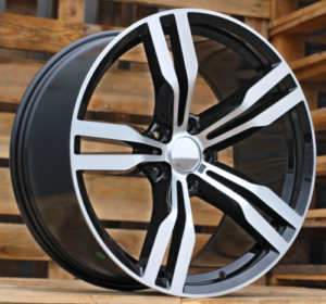 RACINGLINE R20x8.5 5X112 ET 25 66.6 B5327 Black Polished (MB) For  (K4) (Rear+Front)