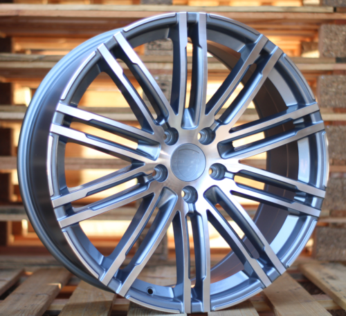 RACINGLINE R21x9 5X112 ET 26 66.5 B1026 (LU1293) Grey Polished (MG) For PORCH (K3+P1) (Rear+Front)