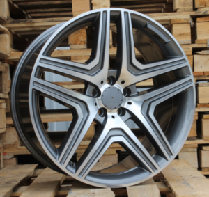 RACINGLINE R16x7.5 5X112 ET 38 66.6 BK206 Grey Polished (MG) For MER