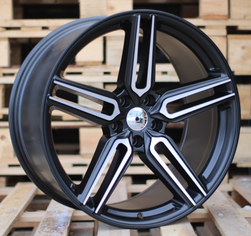 RACINGLINE R20x10 5X114.3 ET 35 73.1 B1382 Black Polished Half Matt+Powder Coating (MBHMPC) For RACIN (P1) (Rear+Front) Style Vossen)