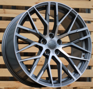 RACINGLINE R19x8.5 5X112 ET 39 66.5 XFE30 (BY1373) Grey Polished (MG) For AUD (Z2+Z3)