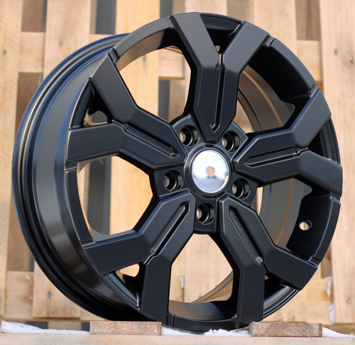RACINGLINE R16x6.5 4X100 ET 40 60.1 B1110 Black Half Matt (BLHM) For DACIA (R+D1) (NEW Model)