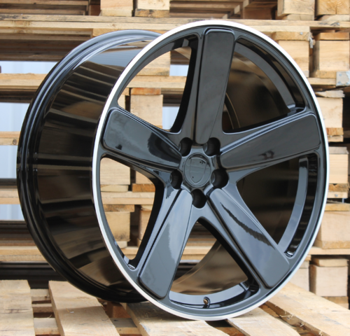 RACINGLINE R21x10 5X130 ET 50 71.6 FE023 Black Half Matt+Polished Lip (BLHMPL) For PORCH (P1+Z5)