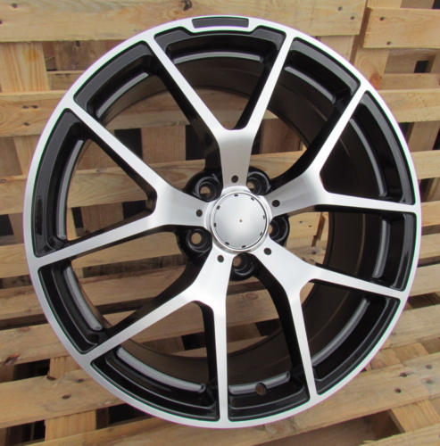 RACINGLINE R20x8.5 5X112 ET 40 66.6 BK933 Black Polished (MB) For MER (K4) (Rear+Front)