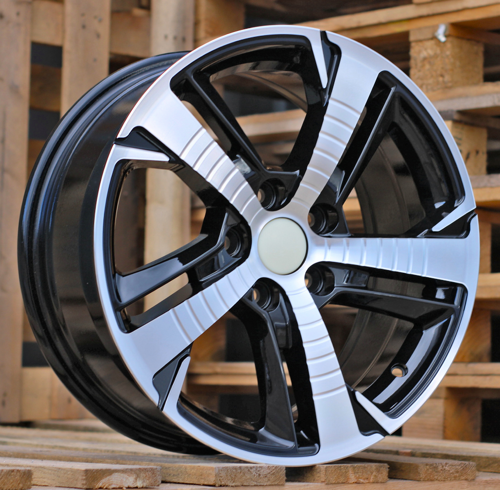 RACINGLINE R16x7 4X108 ET 30 65.1 B5514 Black Polished (MB) For PEUG (R+Z4+L5)