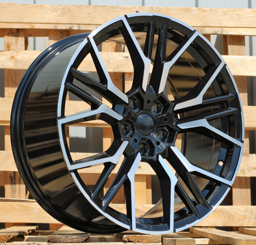 RACINGLINE R20x8.5 5X112 ET 26 66.6 I0405 Black Polished (MB) For  (K7) (Rear+Front)