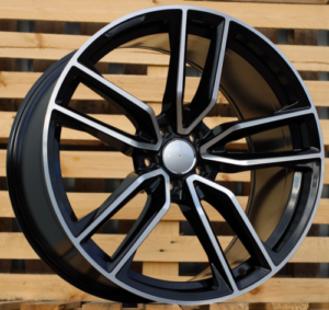 RACINGLINE R21x10 5X112 ET 46 66.6 B5610 Black Polished (MB) For MER (P2+P) (Rear+Front)