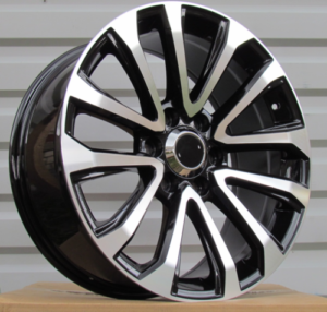 RACINGLINE R20x8.5 6X139.7 ET 25 106 B1223 Black Polished (MB) For 4X4 (K3) (For TOYOTA)