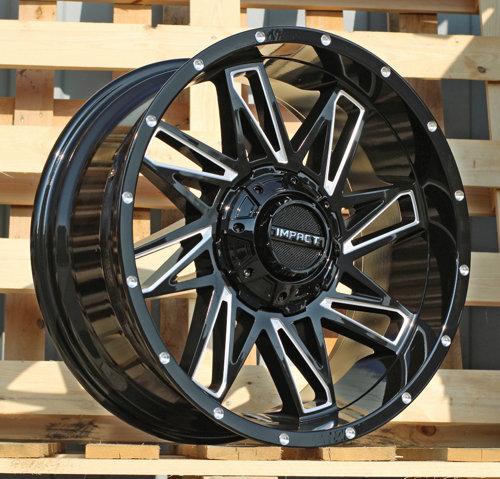 RACINGLINE R20x12 12X135/139 ET M44 106.1 B1544 Black (BL) For 4X4 (K3) (Milling)
