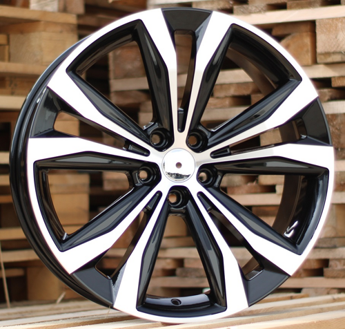 RACINGLINE R20x8 5X114.3 ET 30 60.1 B1437 Black Polished (MB) For LEX (Z4)