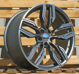 RACINGLINE R20x10 5X112 ET 41 66.6 B5181 Grey Polished Half Matt (MGHM) For  (P) (Rear+Front)