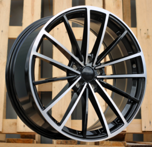 RACINGLINE R19x8 5X112 ET 45 57.1 I0383 Black Polished (MB) For VW (K7)