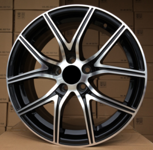 RACINGLINE R16x6.5 5X98 ET 38 58.1 XF165 Black Polished+Powder Coating (MBPC) For RACIN (P1)