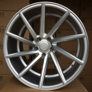 RACINGLINE R20x10 5X114.3 ET 38 73.1 B1058 Polished Silver+Powder Coating (MSPC) For RACIN
