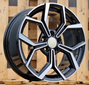 RACINGLINE R19x8 5X112 ET 44 57.1 B5952 (IN5563) Black Polished (MB) For VW (K7+P2)