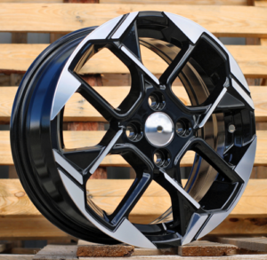RACINGLINE R15x6 4X100 ET 51 54.1 Y1184 Black Polished (MB) For KIA (R)