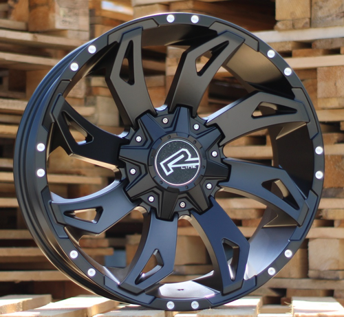 RACINGLINE R20x9 12X135/139 ET 0 110.1 A8075 Black Matt (BM) For 4X4 (P) (Milling)