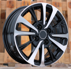 RACINGLINE R15x6 4X100 ET 40 54.1 B1846 Black Polished (MB) For TOYOT (Z4)