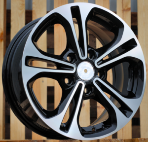 RACINGLINE R15x6.5 5X114.3 ET 45 67.1 A5208 Black Polished (MB) For HYUND (P)