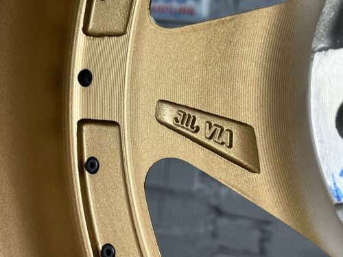 Akron Ferrari 348TS Style 15X8.25J 4X100 ET25 73.1 Matt bronze with Diamond cut lip ( BMW E30, VW Golf/Jetta, AUDI 80/90/Coupe, Mazda MX3/MX5, Honda Civic, JDM cars )